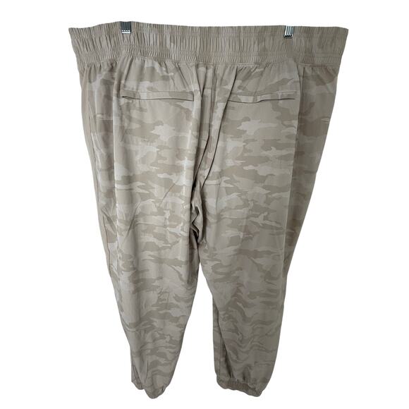 Athleta Brooklyn Camo Jogger Women 24 Beige Athletic Sporty Pants Athleisure - Picture 4 of 11